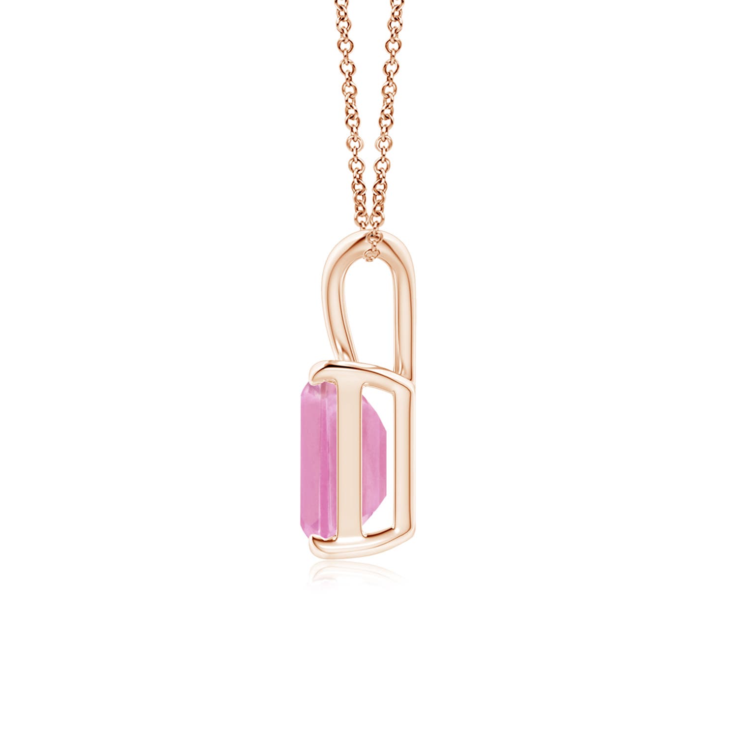 A - Pink Sapphire / 1.5 CT / 14 KT Rose Gold