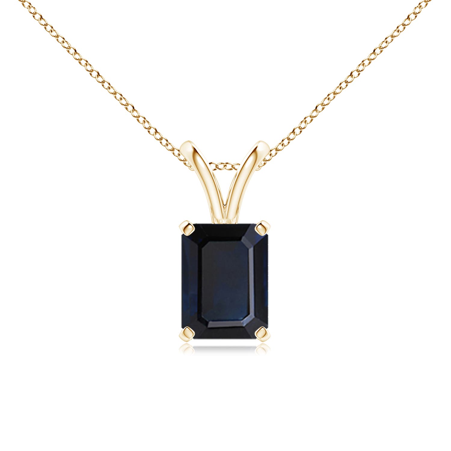 A - Blue Sapphire / 1.65 CT / 14 KT Yellow Gold