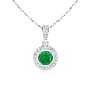 Round AA Emerald