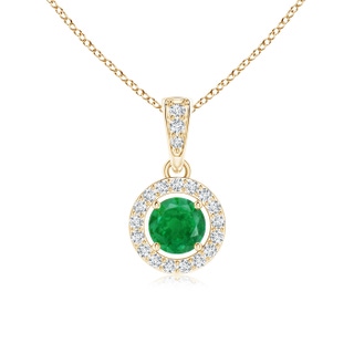 Round AA Emerald