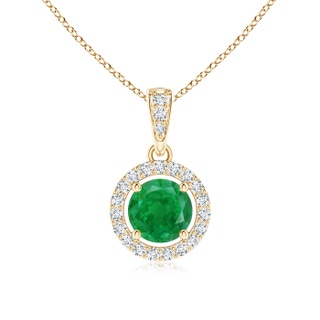 Round AA Emerald