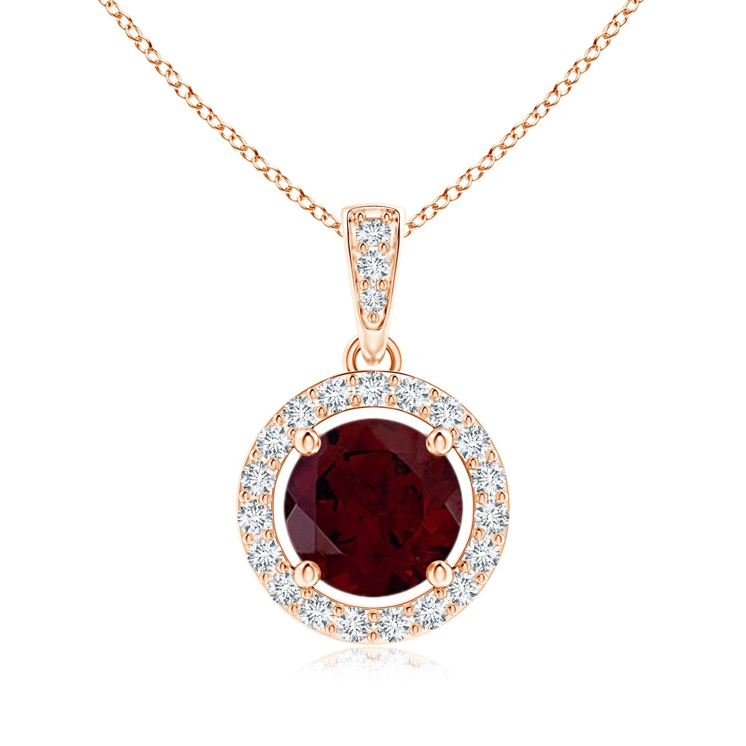 A - Garnet / 2.55 CT / 14 KT Rose Gold