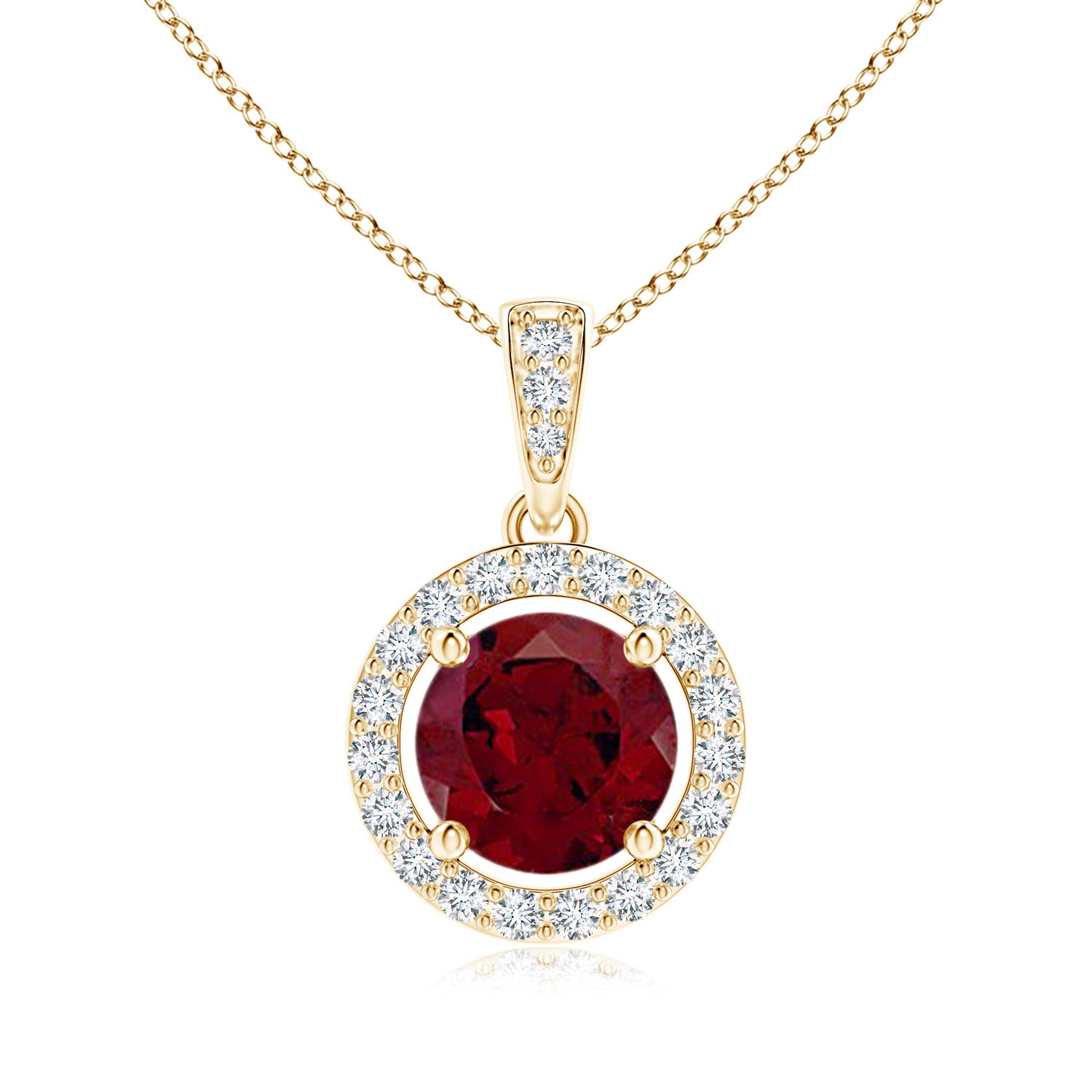 AA - Garnet / 2.55 CT / 14 KT Yellow Gold