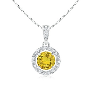 Round AAAA Yellow Sapphire