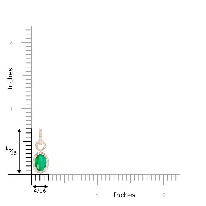 A - Emerald / 0.83 CT / 14 KT Rose Gold