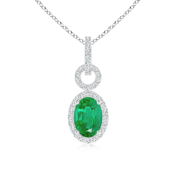 AA - Emerald / 0.83 CT / 14 KT White Gold