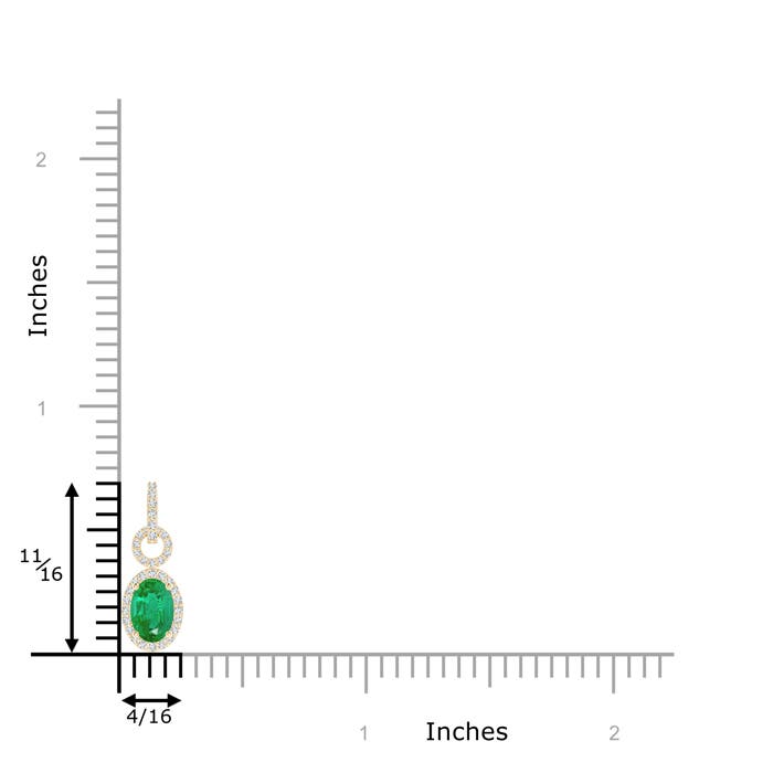 AA - Emerald / 0.83 CT / 14 KT Yellow Gold