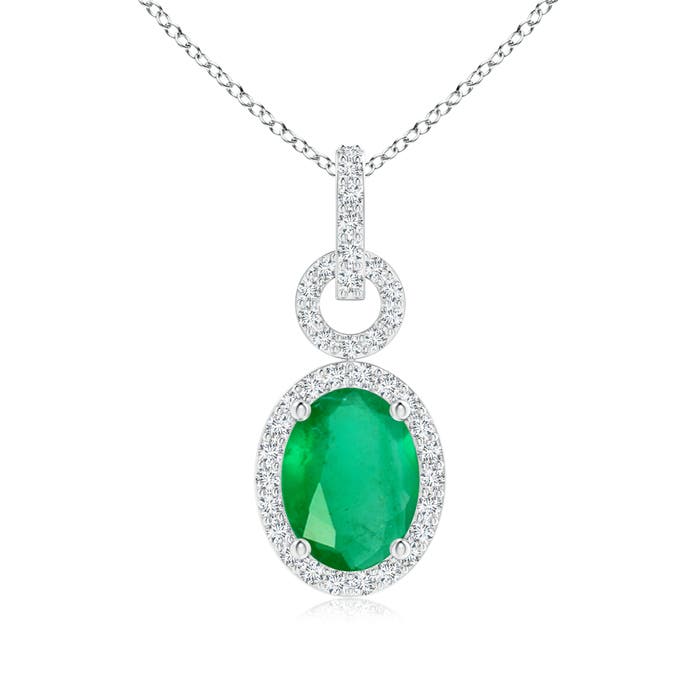 A - Emerald / 1.32 CT / 14 KT White Gold