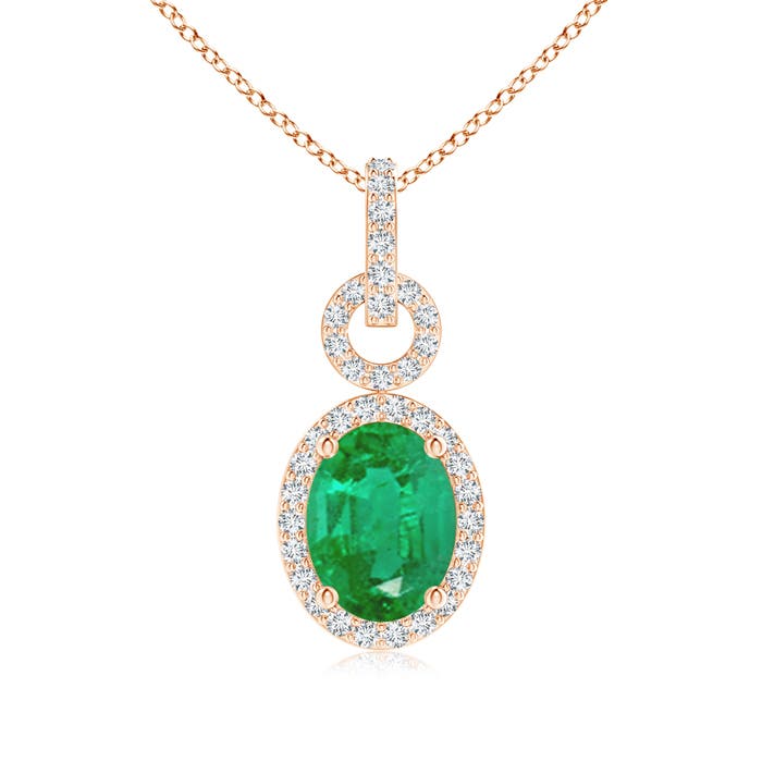 AA - Emerald / 1.32 CT / 14 KT Rose Gold