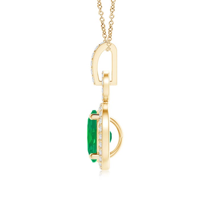 AA - Emerald / 1.32 CT / 14 KT Yellow Gold