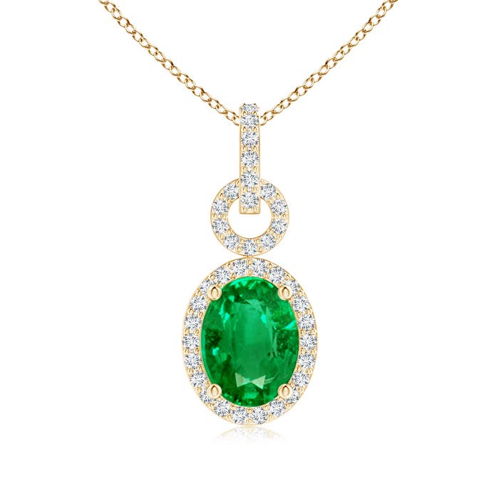 AAA - Emerald / 1.32 CT / 14 KT Yellow Gold