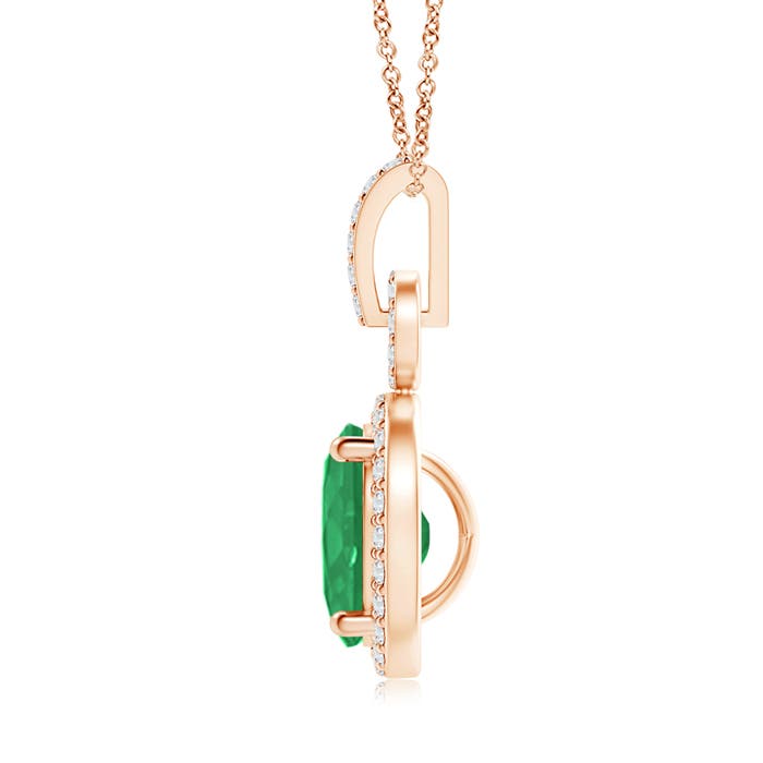 A - Emerald / 1.78 CT / 14 KT Rose Gold