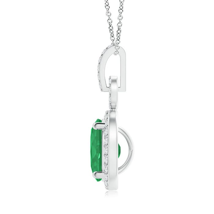 A - Emerald / 1.78 CT / 14 KT White Gold