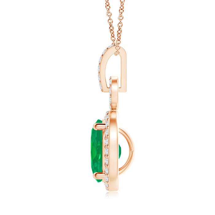 AA - Emerald / 1.78 CT / 14 KT Rose Gold