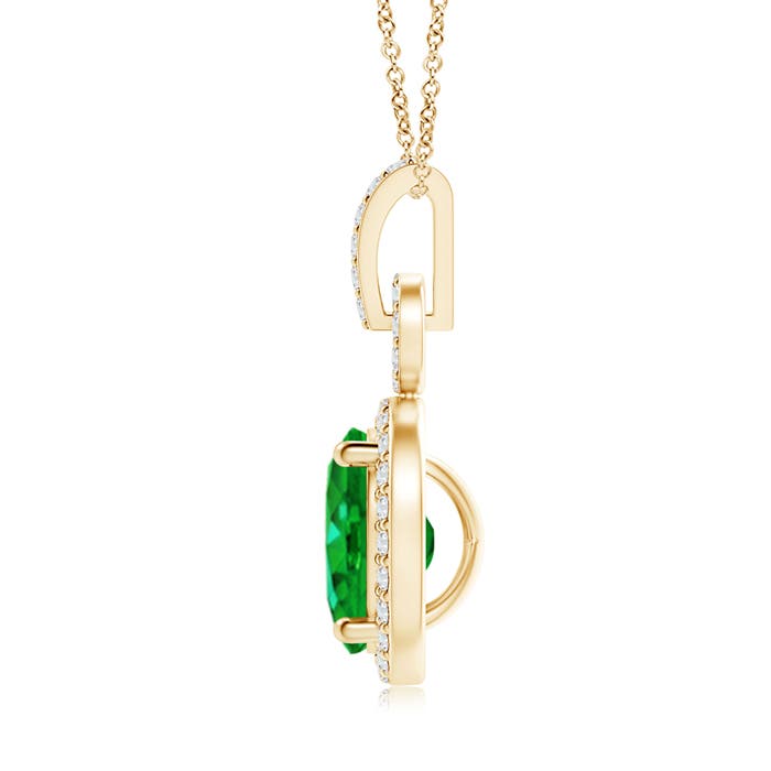 AAAA - Emerald / 1.78 CT / 14 KT Yellow Gold