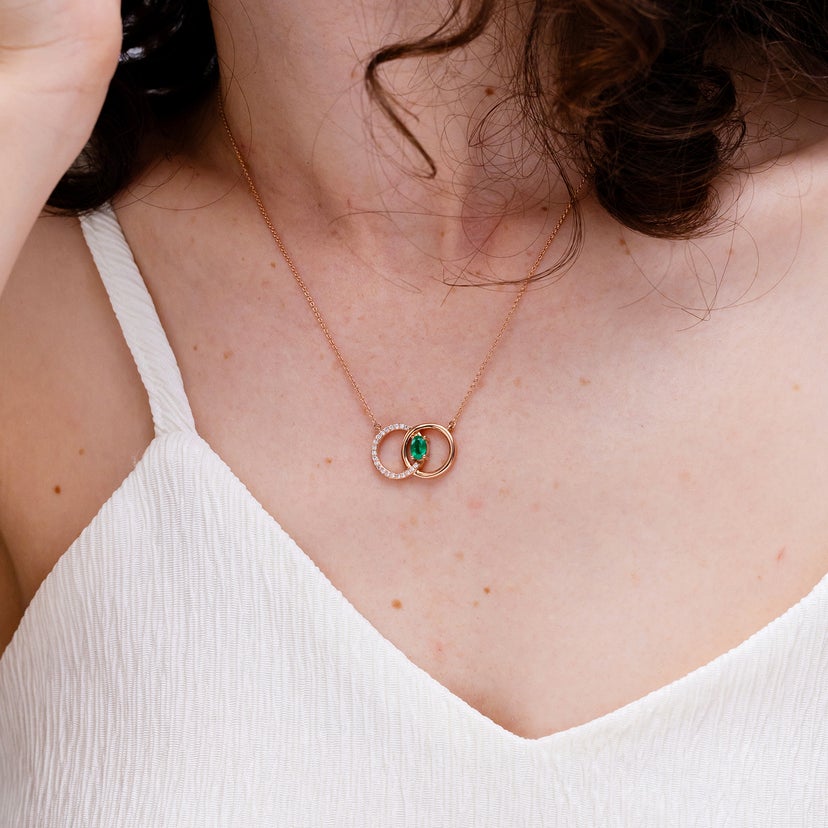 Made Emerald Oval Necklace – Pure Gems - Foto 10