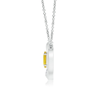 Margaret Solow  Yellow Sapphire Nylon Cord Necklace at Voiage Jewelry