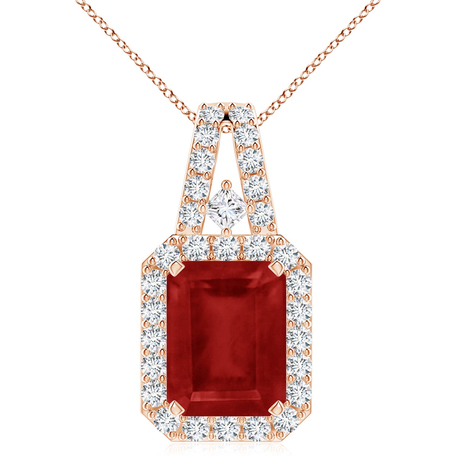 AA - Ruby / 4.59 CT / 14 KT Rose Gold