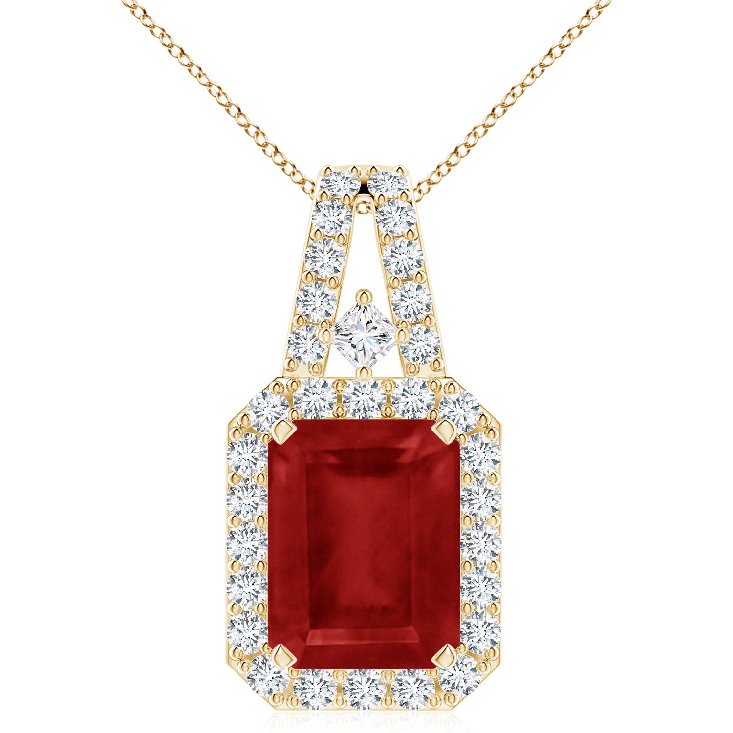 AA - Ruby / 4.59 CT / 14 KT Yellow Gold