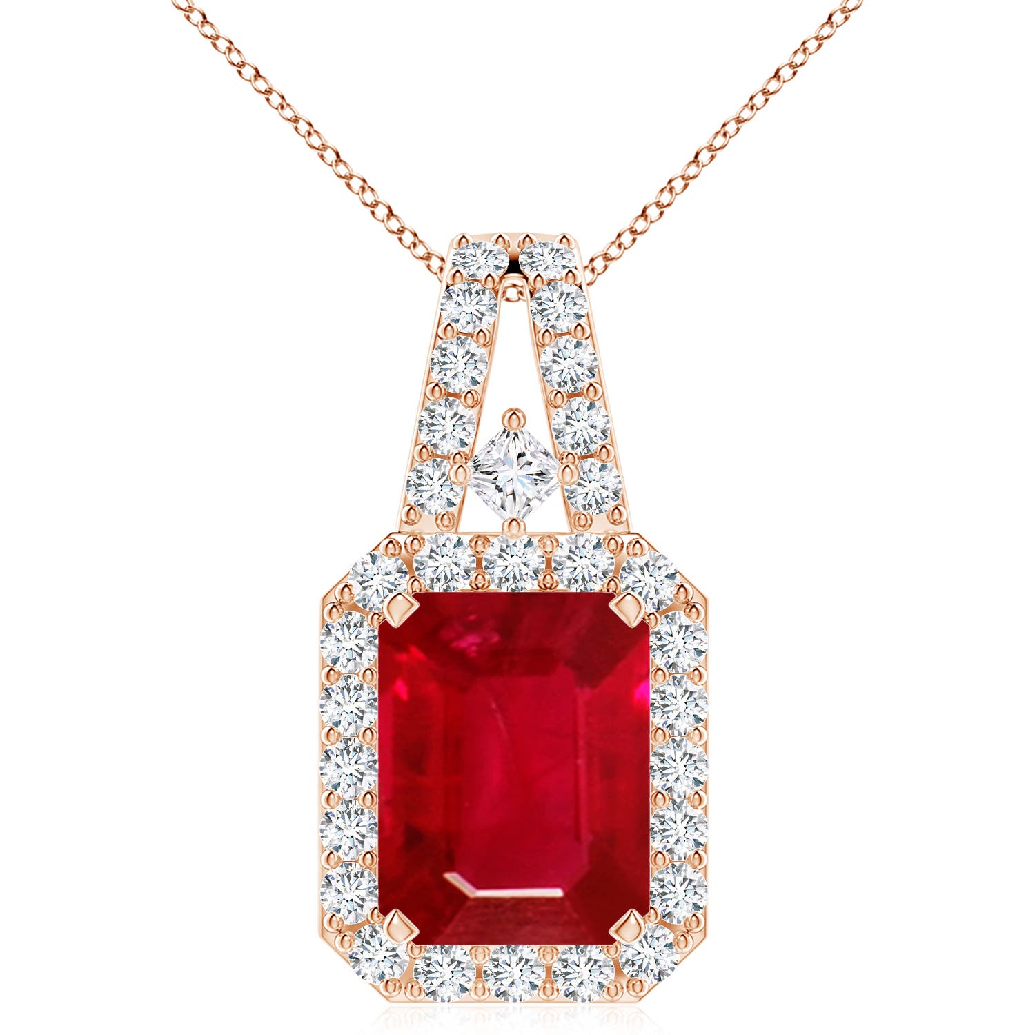 AAA - Ruby / 4.59 CT / 14 KT Rose Gold