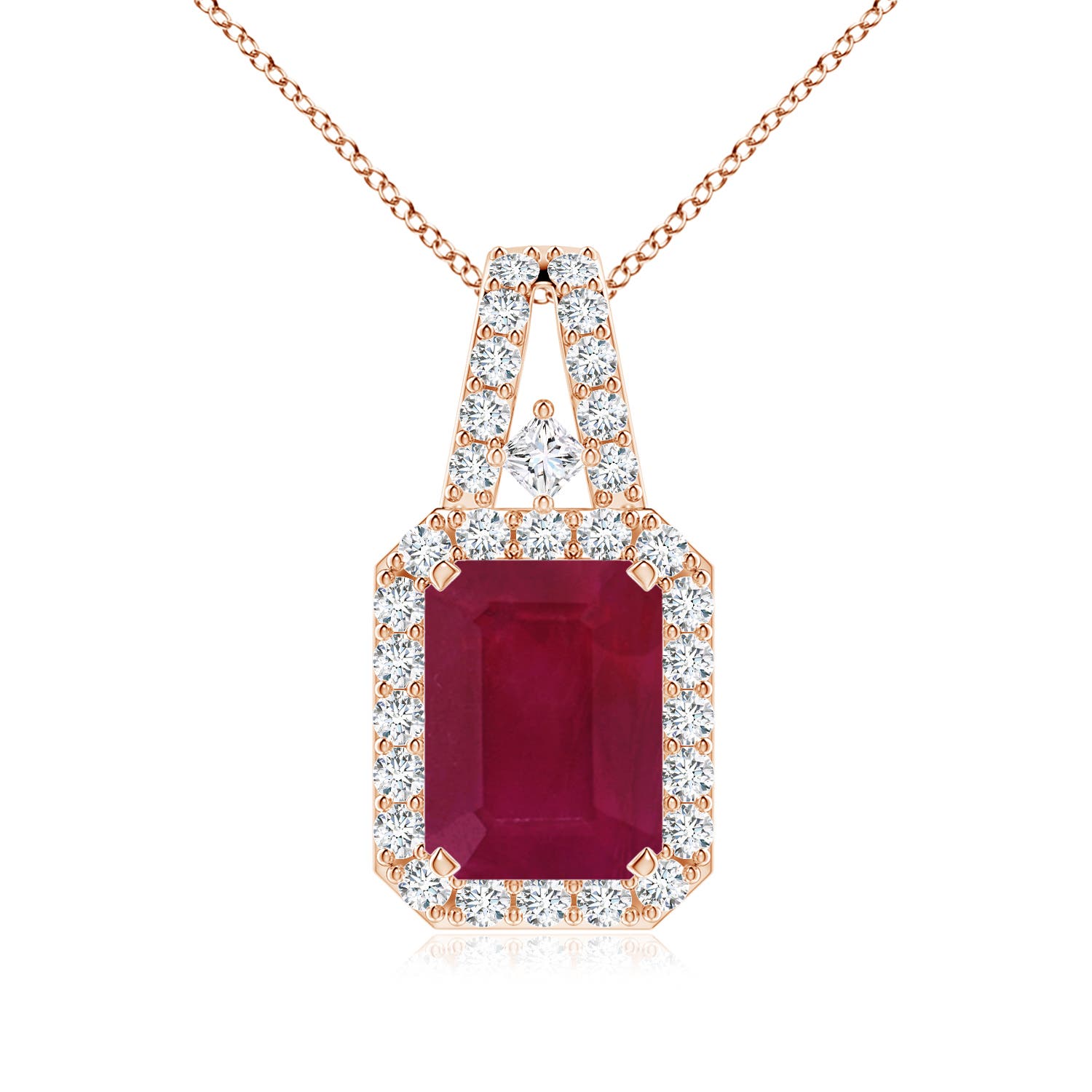 A - Ruby / 1.9 CT / 14 KT Rose Gold