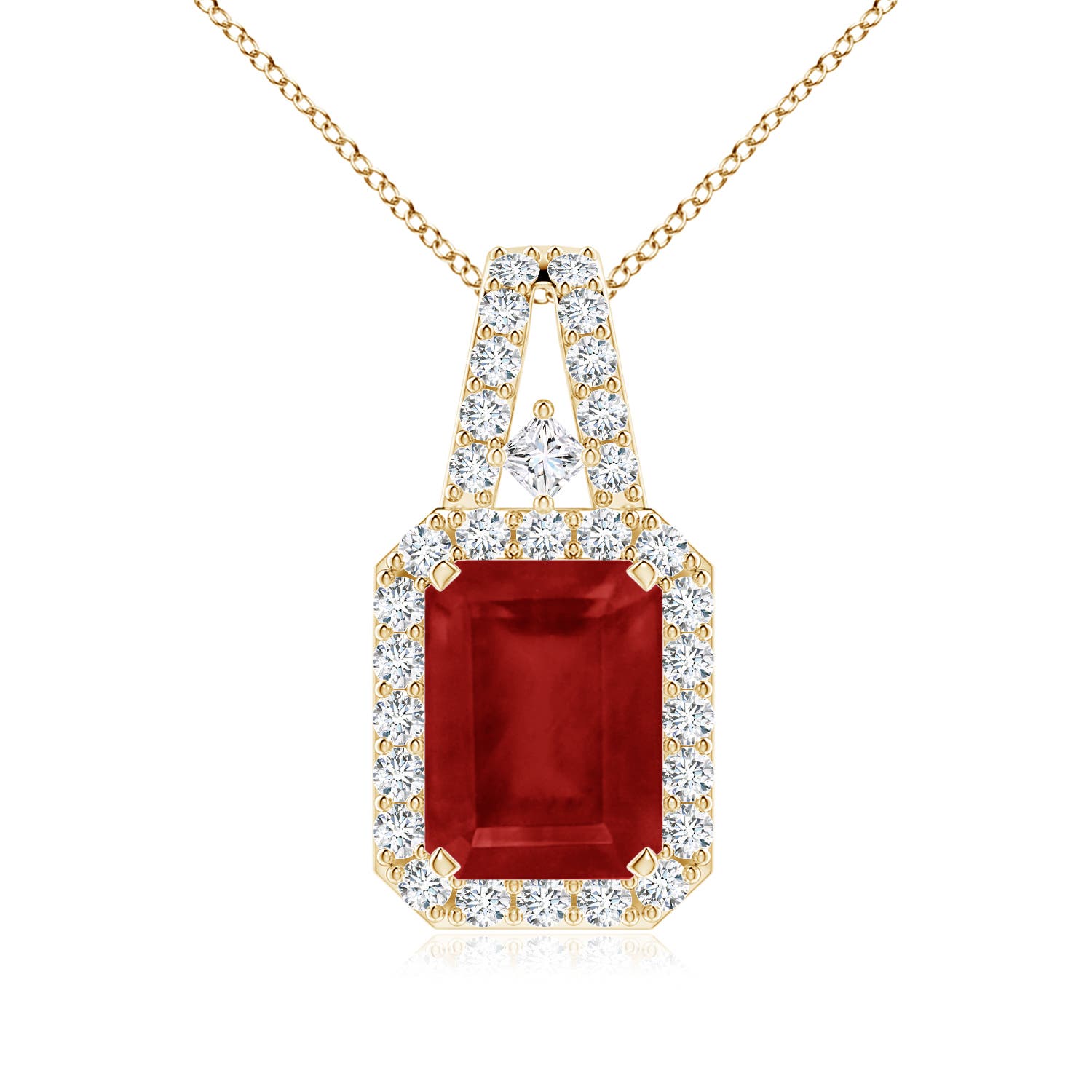 AA - Ruby / 1.9 CT / 14 KT Yellow Gold