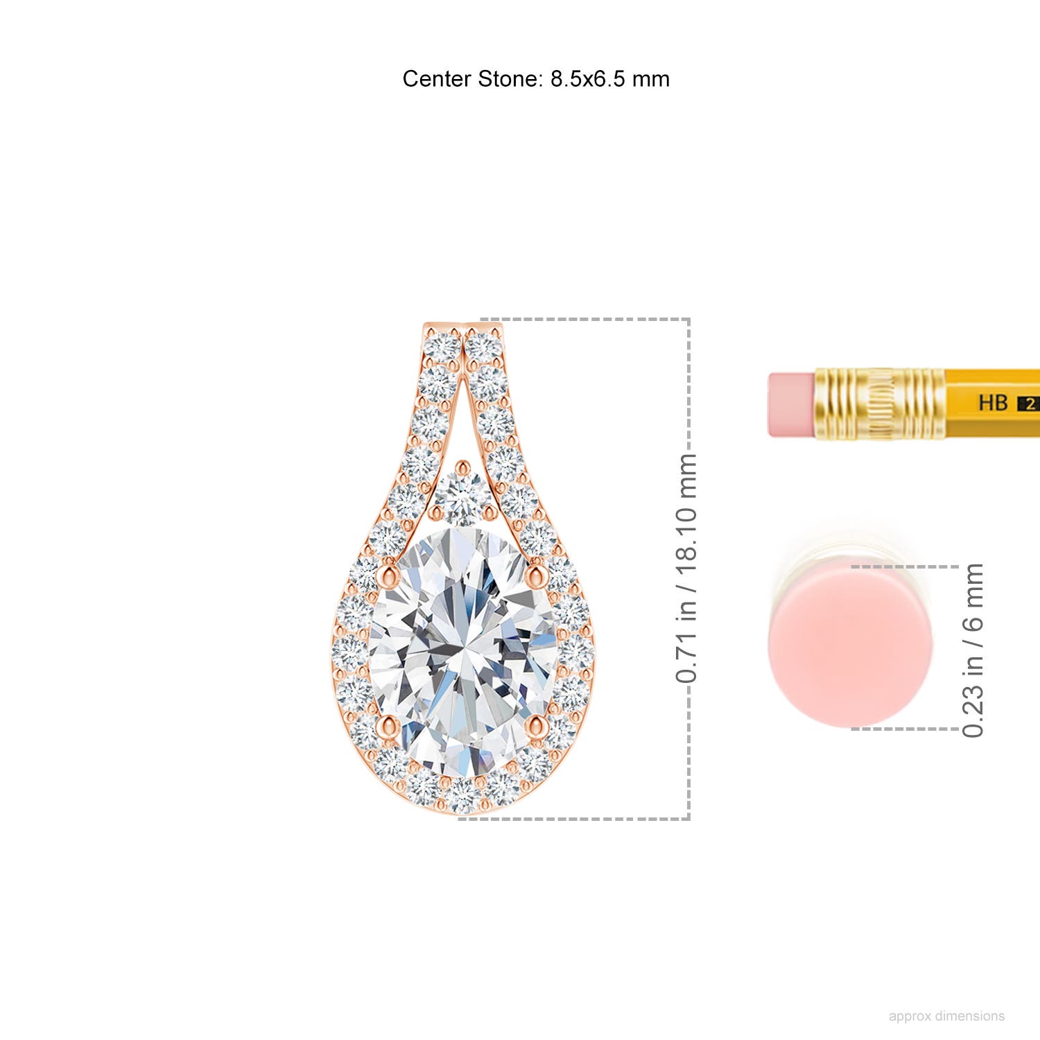 G, VS2 / 1.74 CT / 18 KT Rose Gold