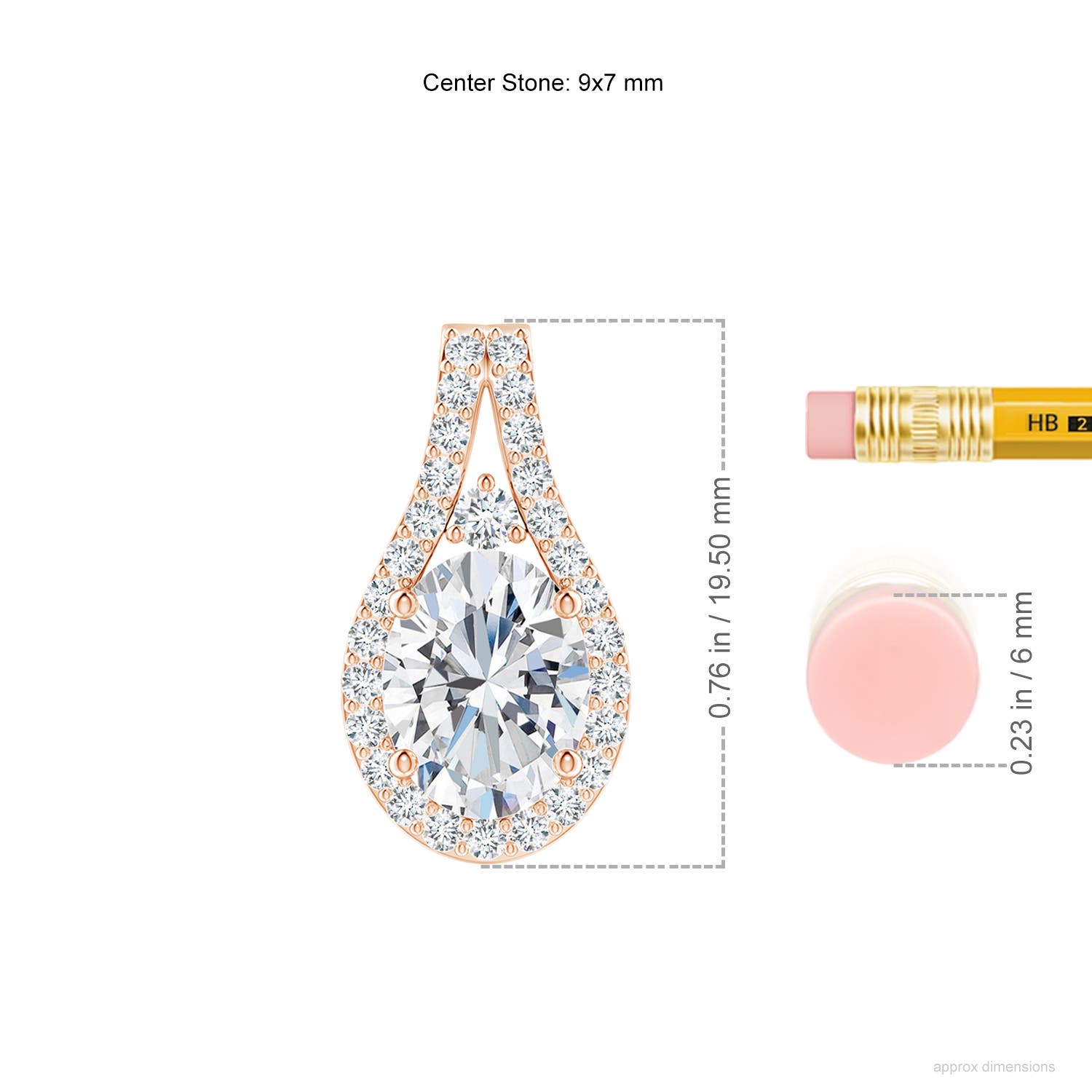 G, VS2 / 2.06 CT / 18 KT Rose Gold