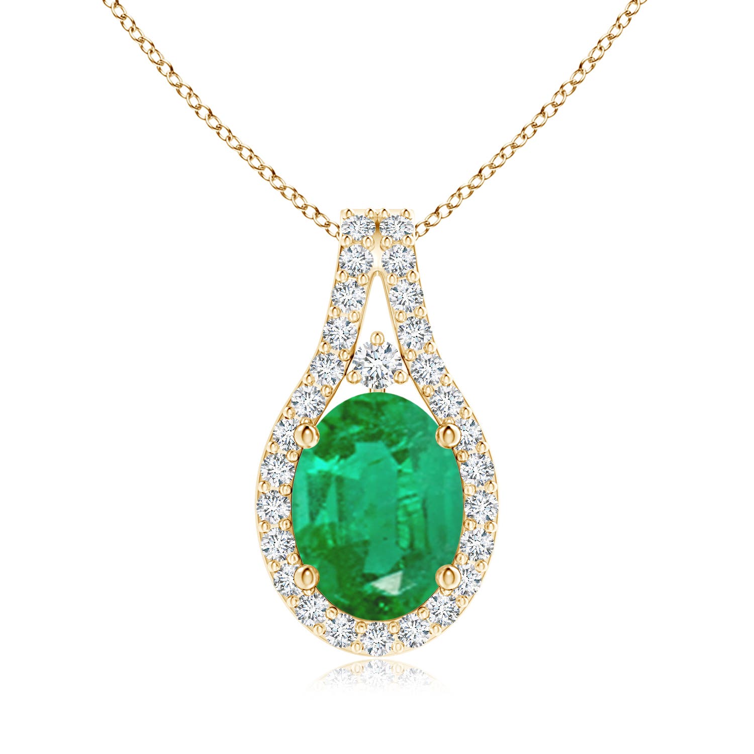 AA - Emerald / 1.34 CT / 14 KT Yellow Gold