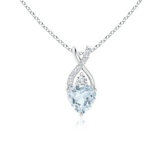 Heart A Aquamarine