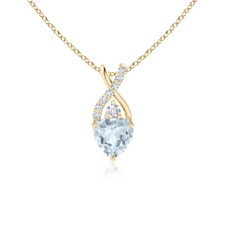 Heart A Aquamarine