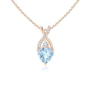 Heart AA Aquamarine