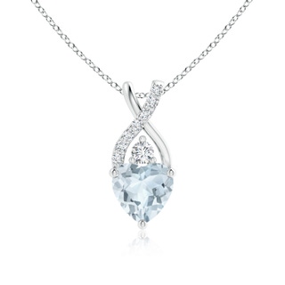 Heart A Aquamarine