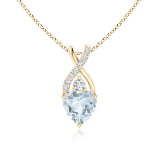 Heart A Aquamarine