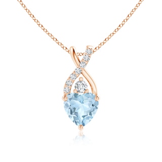 Heart AA Aquamarine