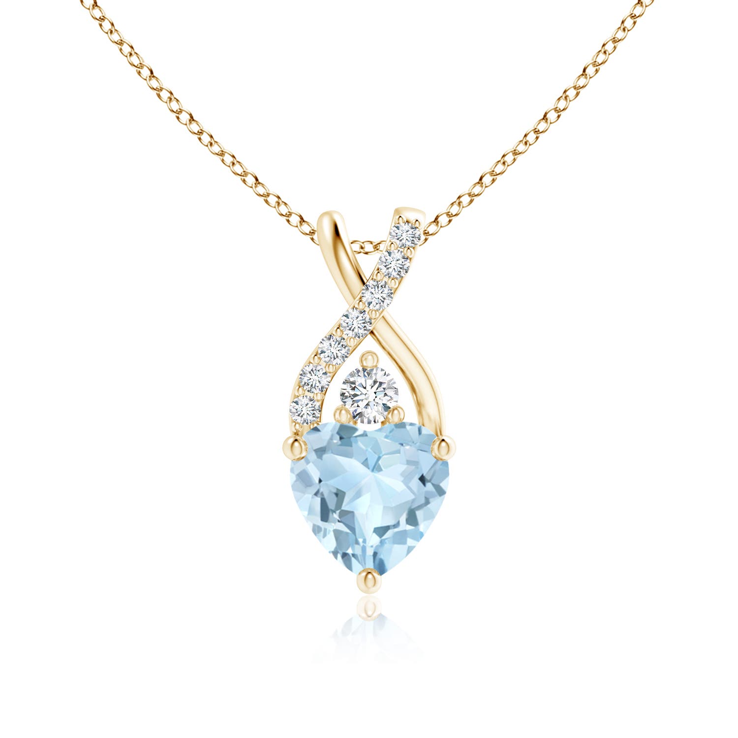 AA - Aquamarine / 0.8 CT / 14 KT Yellow Gold