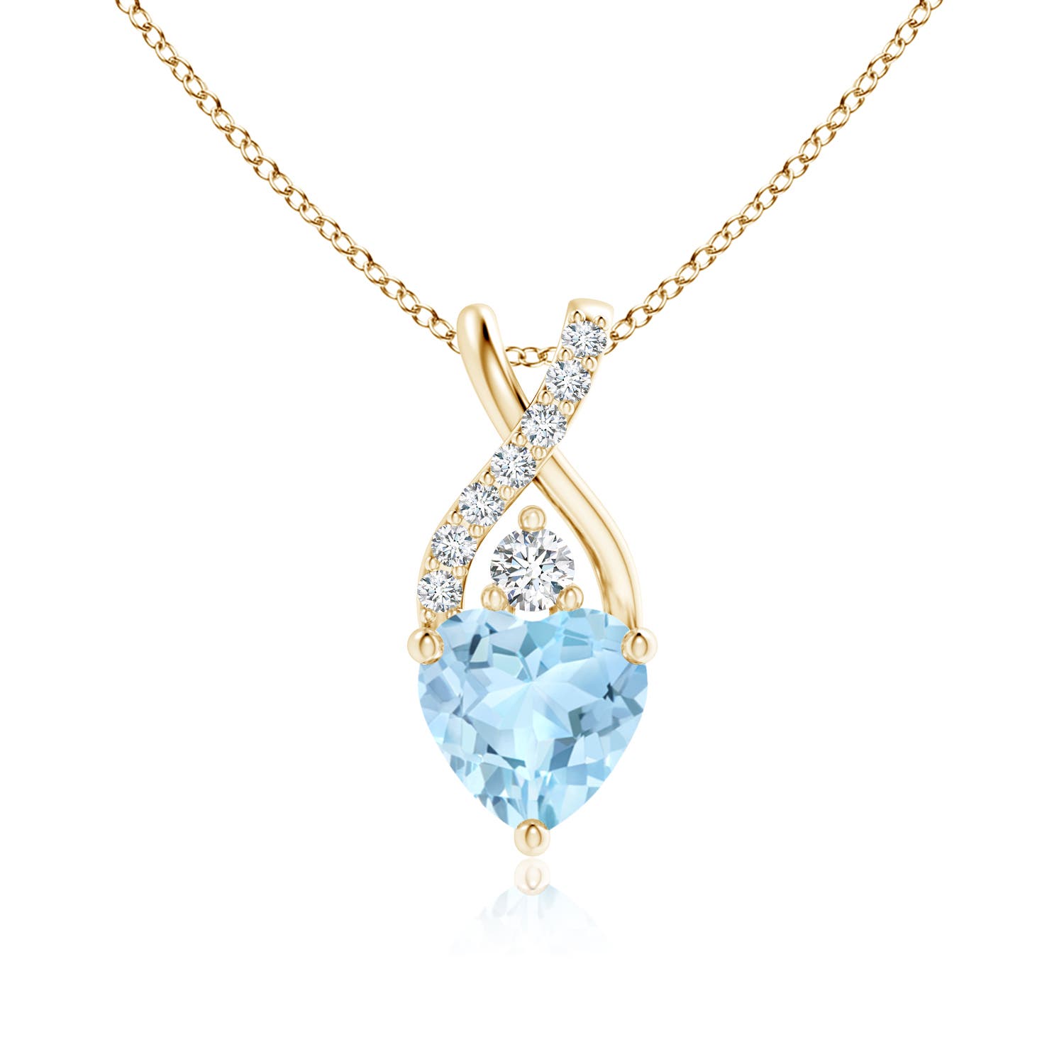 AAA - Aquamarine / 0.8 CT / 14 KT Yellow Gold