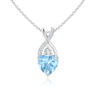 Heart AAAA Aquamarine