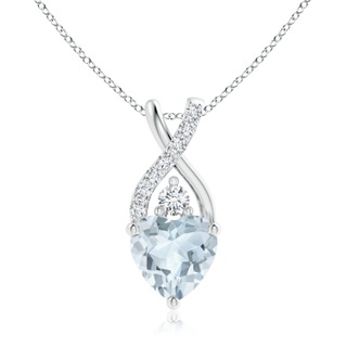 Heart A Aquamarine