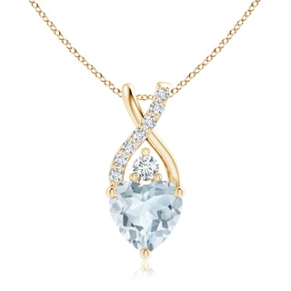 Heart A Aquamarine