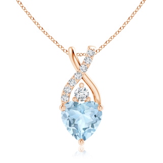 Heart AA Aquamarine