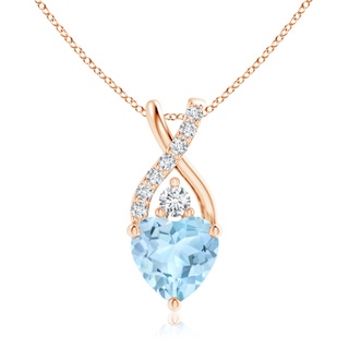 Heart AAA Aquamarine