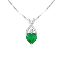 Pendants Platinum Emerald Necklaces and Pendants