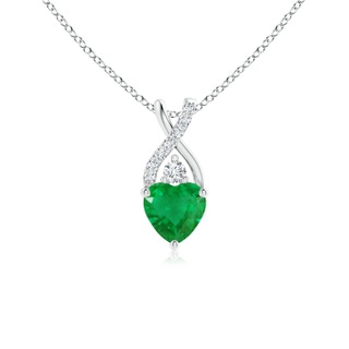 Heart AA Emerald