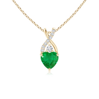 Heart AA Emerald