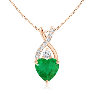 Heart AA Emerald