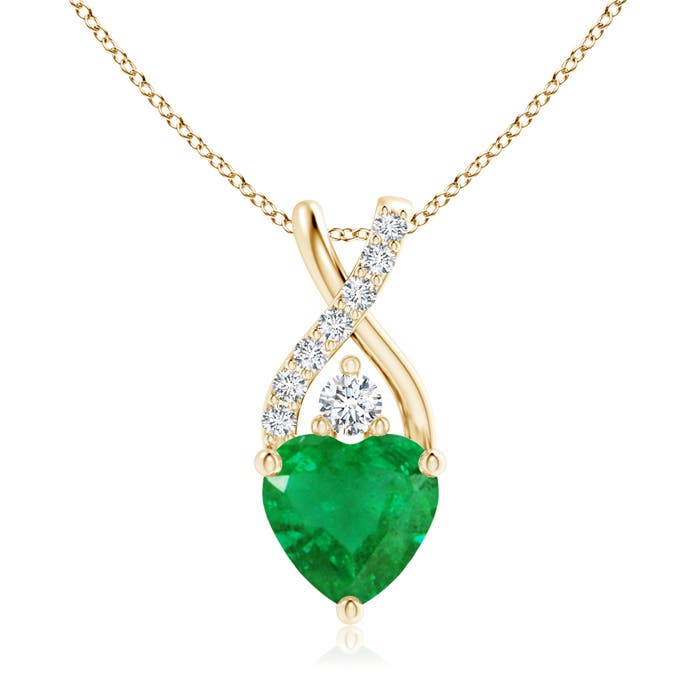 AA - Emerald / 1.35 CT / 14 KT Yellow Gold