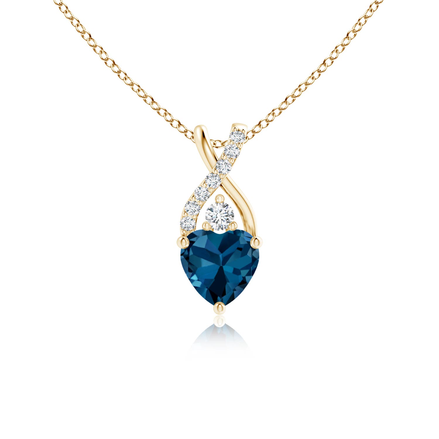 AAA - London Blue Topaz / 0.66 CT / 14 KT Yellow Gold