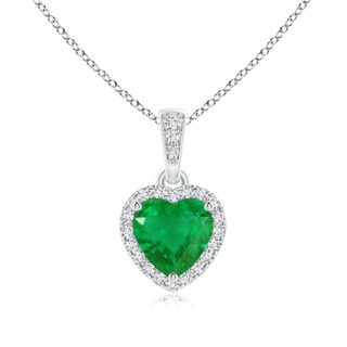 Heart AA Emerald