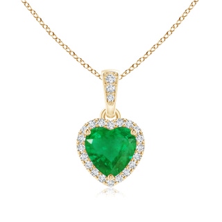 Heart AA Emerald